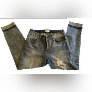 NWOT Altar’d state blue denim straight jeans, 28